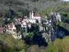 A aldeia de Saint-Cirq-Lapopie