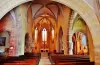 L'intérieur de l'église Saint-Côme