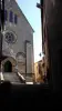 Nice contrast between the dark alley and the clarity of the stone