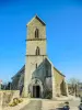 Torre sineira e alpendre da igreja Saint-Dizier (© J.E)