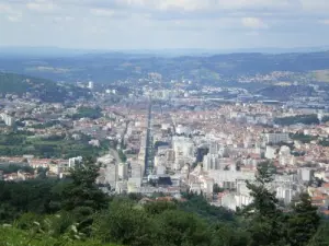 A cidade vista de Guizay