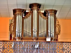 Orgel van de kerk, door de gebroeders Géhin, uit 1872 (© JE)