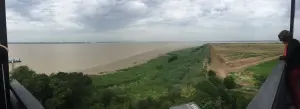 View of the estuary from the top of the lighthouse