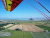 Vol en ULM avec vue sur Le Mont-Saint-Michel (© Air Mont Saint Michel)