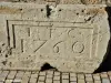 Slab engraved in front of the town hall (© Jean Espirat)