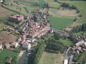 Aerial ruimte met sport en vrije tijd