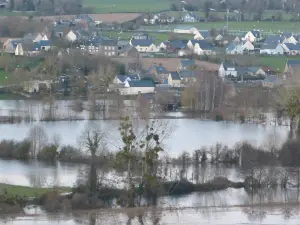 General view - Floods of January 2018