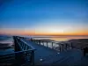 The pier at sunset