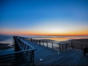Der Pier bei Sonnenuntergang