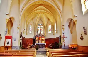 The interior of the Saint-Jean-Baptiste church