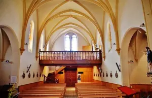 The interior of the Saint-Jean-Baptiste church