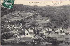 Vue depuis Roquebrune, début 1900