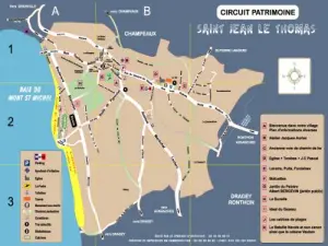 Plan du circuit Village Patrimoine