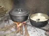 Cuisine au feu de bois