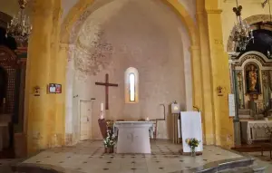 L'intérieur de l'église Saint-Just