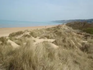 Vista mare dalle dune di Saint-Laurent-sur-Mer