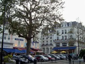 Praça Châteaubriand em Saint-Malo