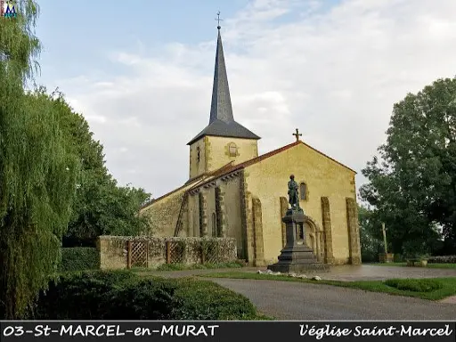 Iglesia Saint-Marcel - Monumento en Saint-Marcel-en-Murat