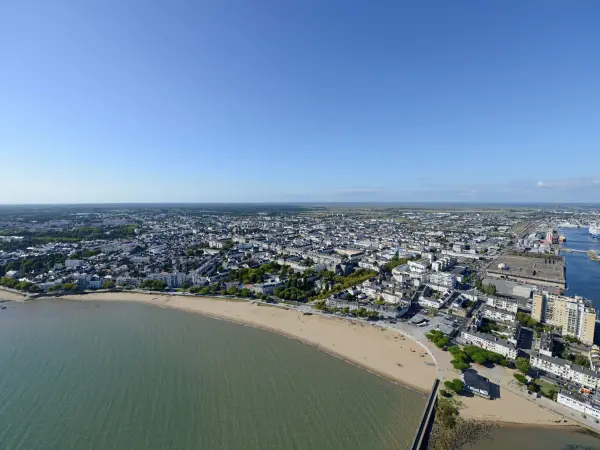 Grande Plage de Saint-Nazaire vanuit de lucht gezien (© CARENE - Martin Launay)