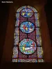 Stained glass window of the church (© Jean Espirat)