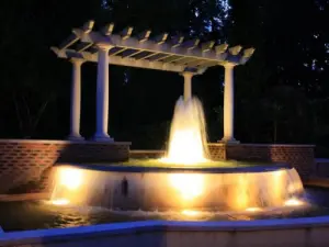 Fountain at night