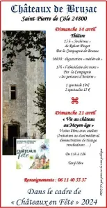 Castelos em festa em Bruzac - abril de 2024