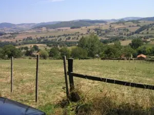 View from the hamlet Ecussols