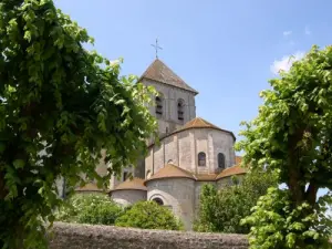 El ábside de la iglesia de la abadía