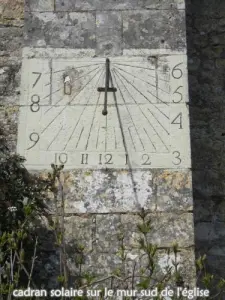 Sundial (south wall of the church)