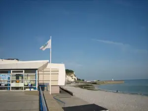 The casino and the beach