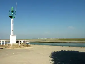 Vista de la bahía y Le Crotoy