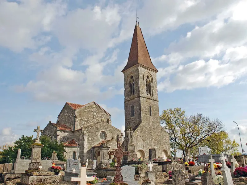 Iglesia de Saint-Vincent-de-Lamontjoie - Monumento en Saint-Vincent-de-Lamontjoie