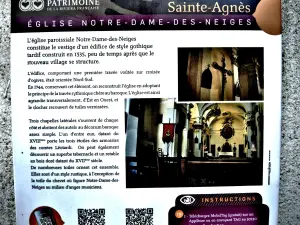 Historique de l'église Notre-Dame-des-Neiges (© J.E)