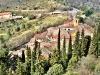 Sainte-Agnès, veduta delle rovine del castello (© JE)