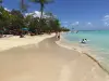 Début de la plage de Sainte-Anne