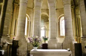 El interior de la iglesia de Sainte-Eulalie