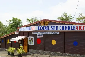 Exterior facade of the eco-museum Creole Art of Guadeloupe