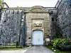 Entrance gate to Fort Saint-André (© JE)