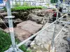 グレイの井戸の敷地内の考古学的発掘調査(© J.E)
