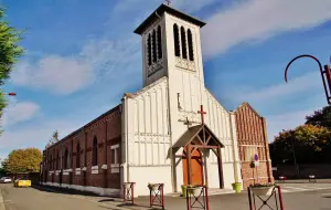 De kerk Saint-Vaast