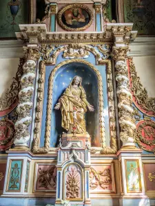 Altar de la Virgen - Iglesia de San Martín - Sancey-le-Grand (© J.E)