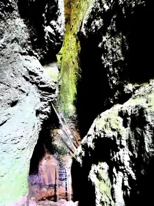Interior da caverna de Baume (© Jean Espirat)