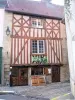 Casas de la calle medieval en la Marrana Archivo