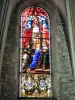 Stained glass window of the Visitation - Sion (© J.E)