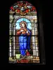 Stained Glass of Christ - Sion (© J.E)