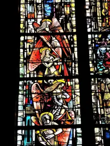 Um vitral da igreja de Saint-Georges (© Jean Espirat)