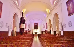 Inside Saint-Pierre church