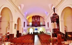 Inside Saint-Pierre church