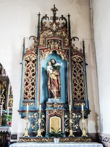 Altar à direita, na igreja (© J.E)