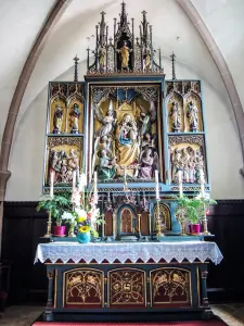 Autel de Notre-Dame, dans l'église (© J.E)